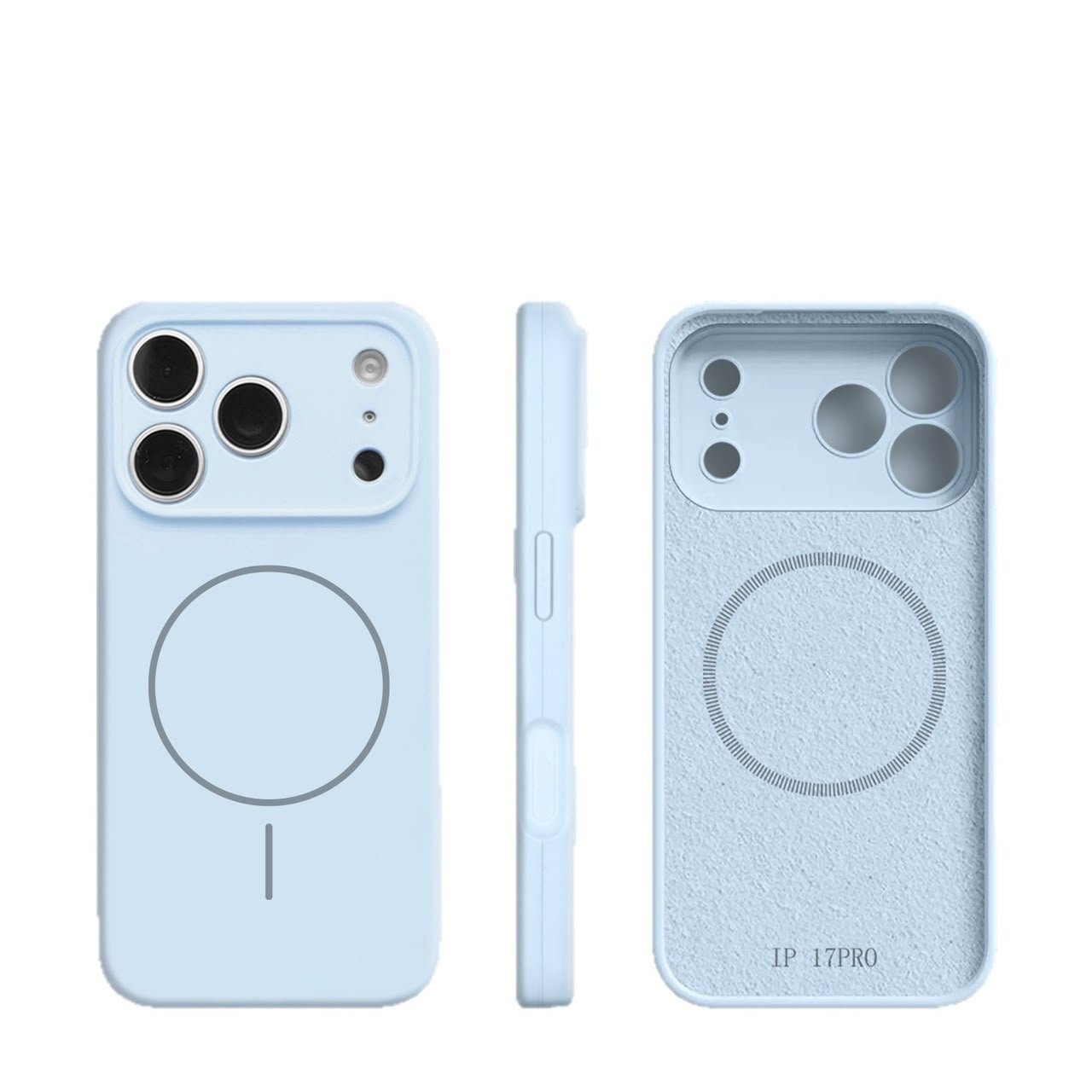Suitable for Apple 17 Lens Full-Cover 16 Liquid Silicone 15 Phone Case 17 Promax Magnetic Protective Case 13 Pro